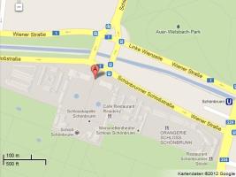 Anfahrt zum Schloß Schönbrunn