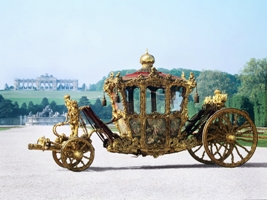 Eine Kutsche aus der Wiener Wagenburg