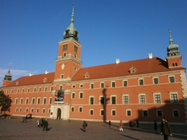 Sightseeing in Warschau, Polen